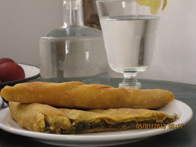 Ikarian Onion-Fennel pie, perfect for Lent