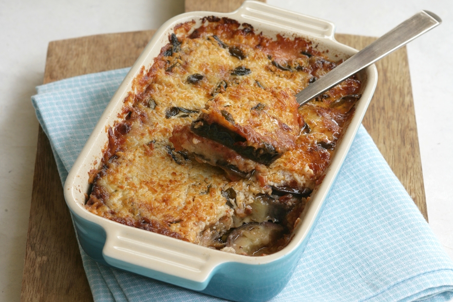 Eggplant Baked with Cheese