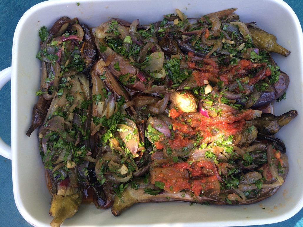 Imam Bayldi with Grape Molasses