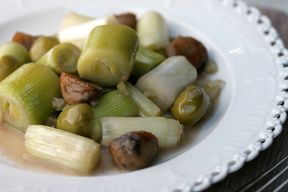 Leek & Chestnut Stew