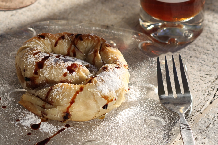 Sweet Potato Tahini Phyllo Coils