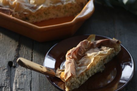 Leek Phyllo Pie