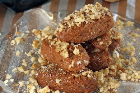 Christmas Cookies with Olive Oil, Mastiha and Nuts