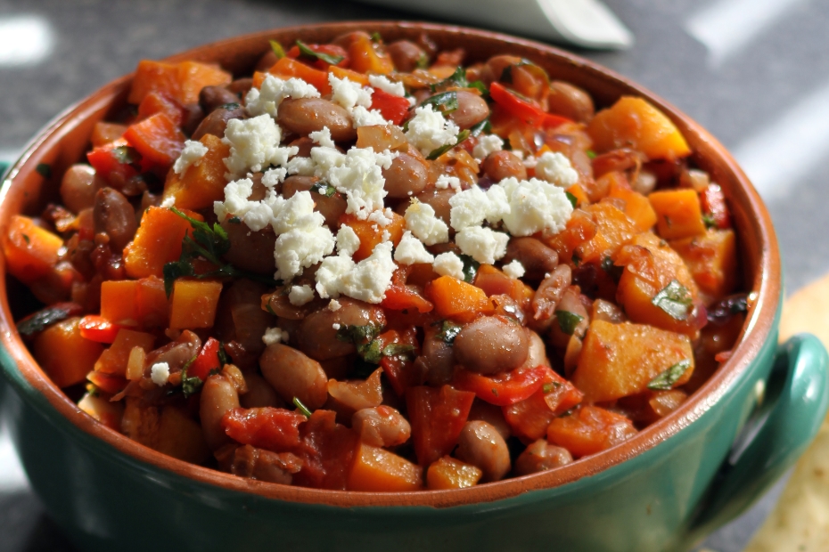 Vegetarian Grec-Mex Chili
