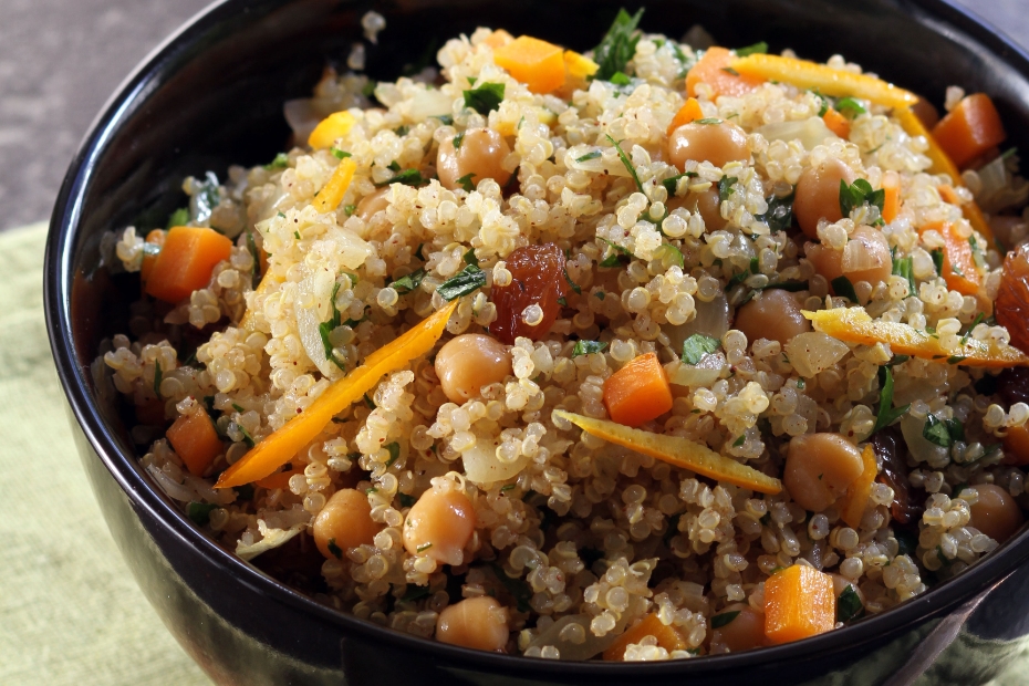Quinoa with Chick Peas