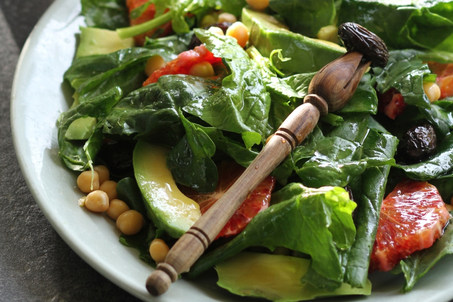 Greek Salad with Spinach
