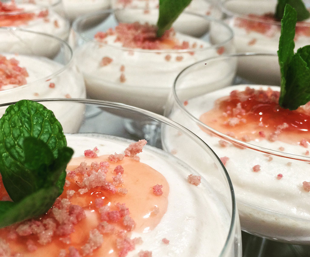 Greek yogurt mousse