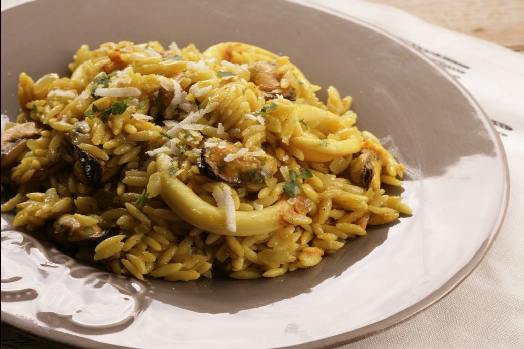 Orzo Seafood Risotto