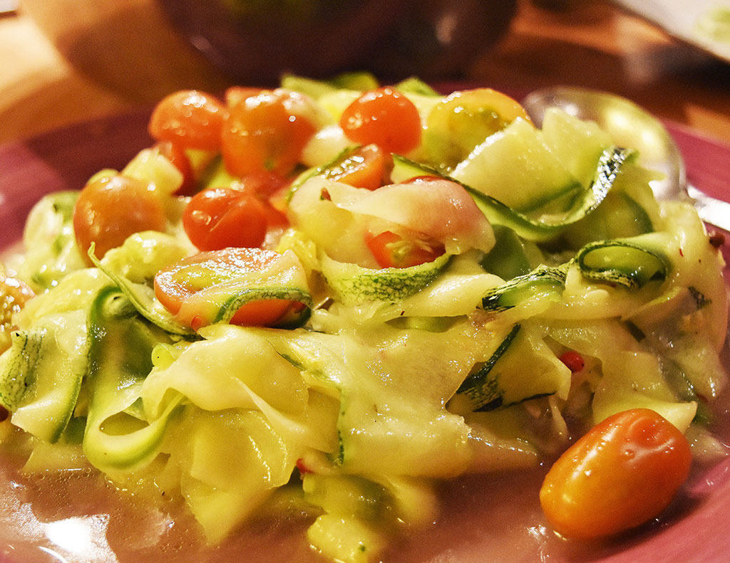 Raw Zucchini Salad
