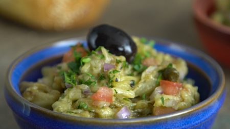 Roasted Eggplant Salad