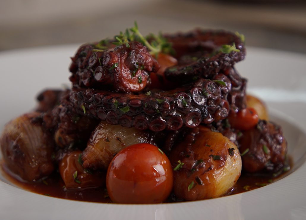 Braised Octopus with Olives