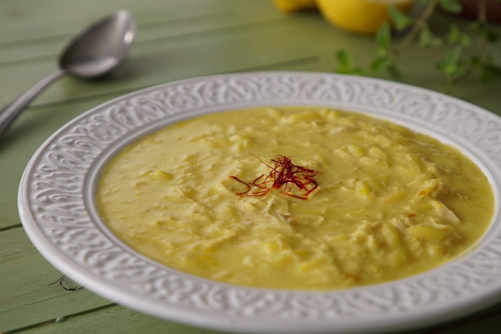 Classic Avgolemono Chicken Soup