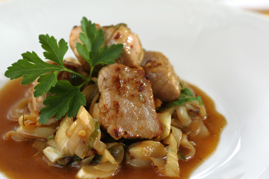 Goumenissa Pork and Leeks