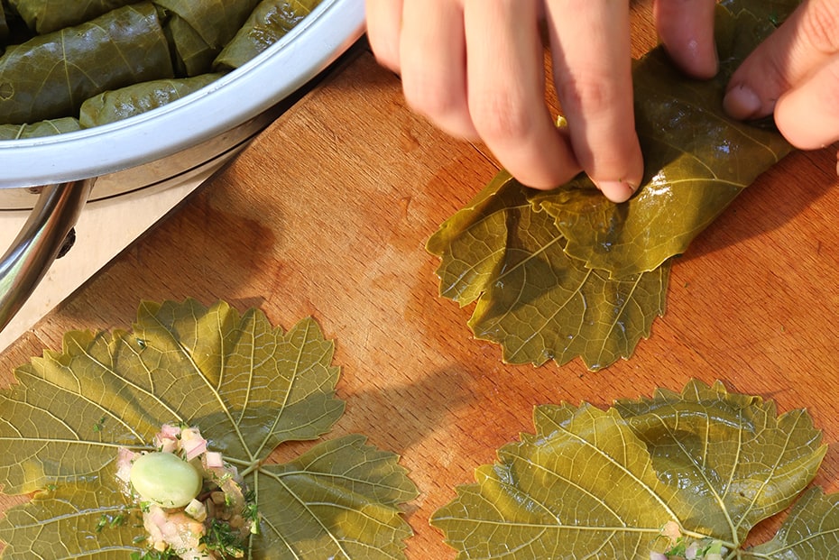 Rhodes-Style Grape Leaves