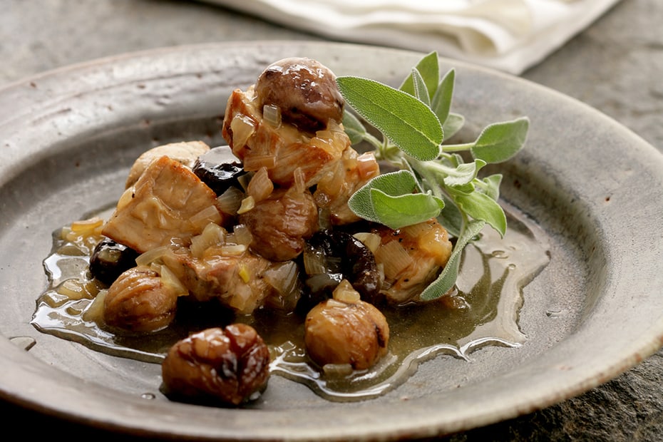 Pork Loin with Chestnuts