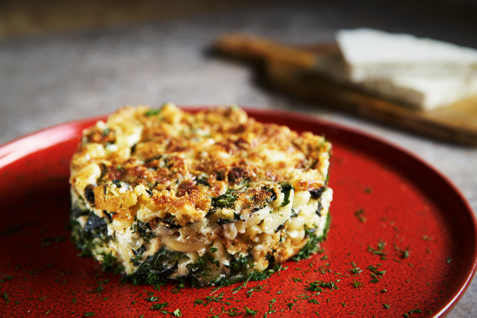 Spanakopita Macaroni & Cheese