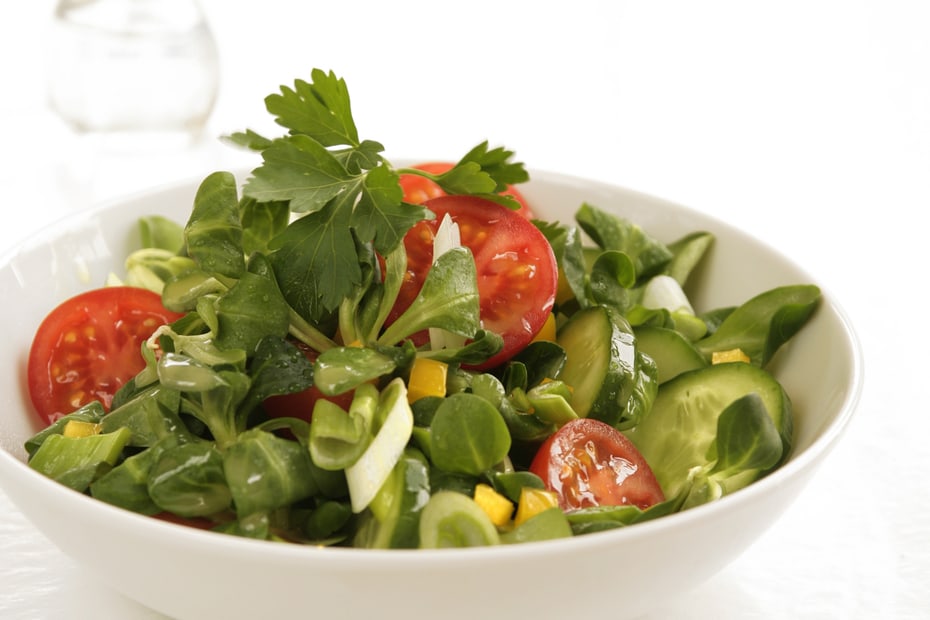 Plum Tomato and Purslane Salad