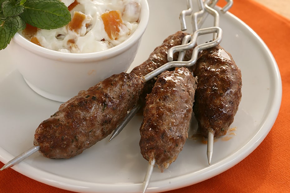 ground lamb kebabs
