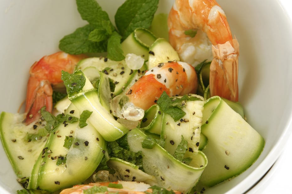 Shrimp and Zucchini Salad