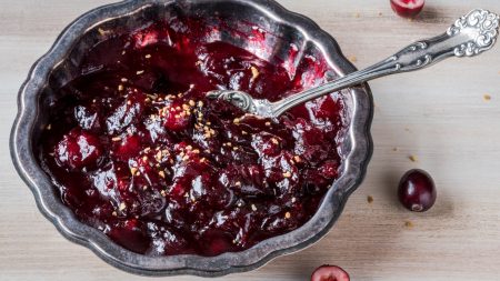 Cranberry Sauce with Greek Flavors
