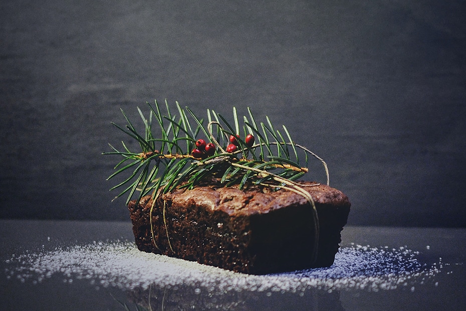 Chocolate – Olive Oil Fruit Cake