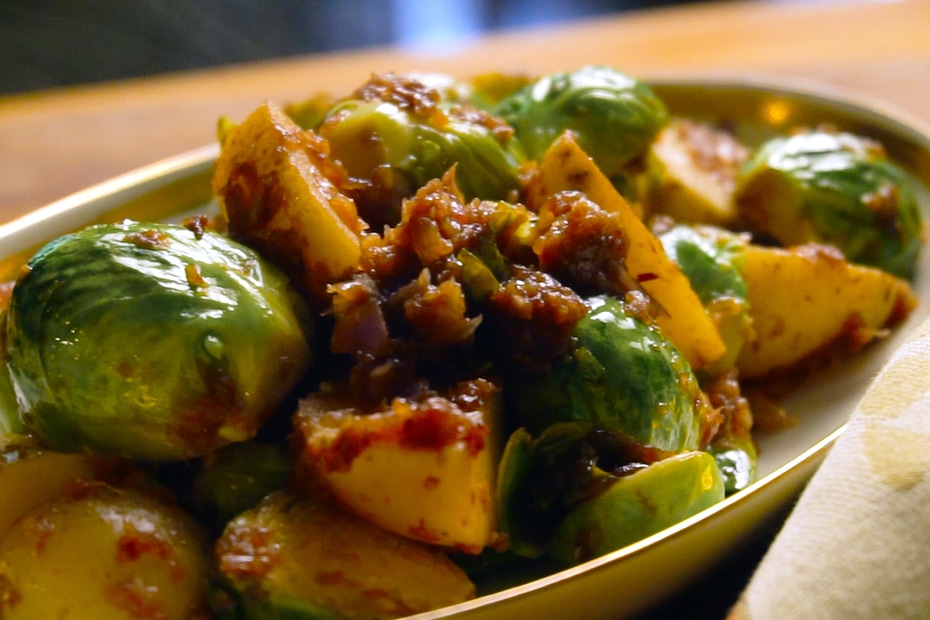 roasted Brussels sprouts