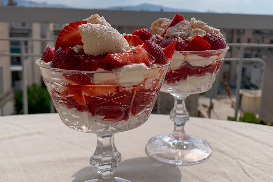 My Big Fat Greek Mess - Greek Yogurt Summer Dessert