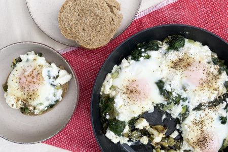Spanakopita Shakshuka