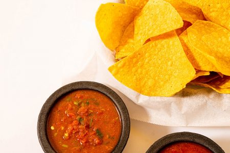 Spicy Tomato Pepper Relish recipe by Diane Kochilas