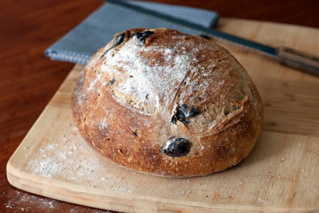 Whole Wheat Kalamata Olive Bread