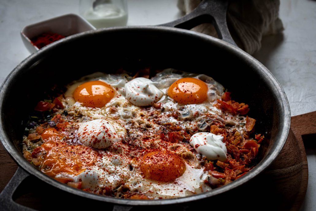 Sunny Side Up Eggs Recipe by Diane Kochilas