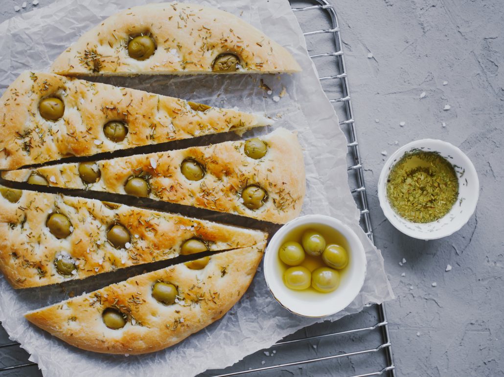 Greek Olive And Herb Mixed Wheat Flatbread