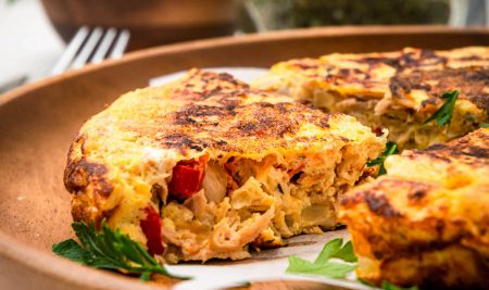 Tuna And Roasted Red Pepper Tortilla