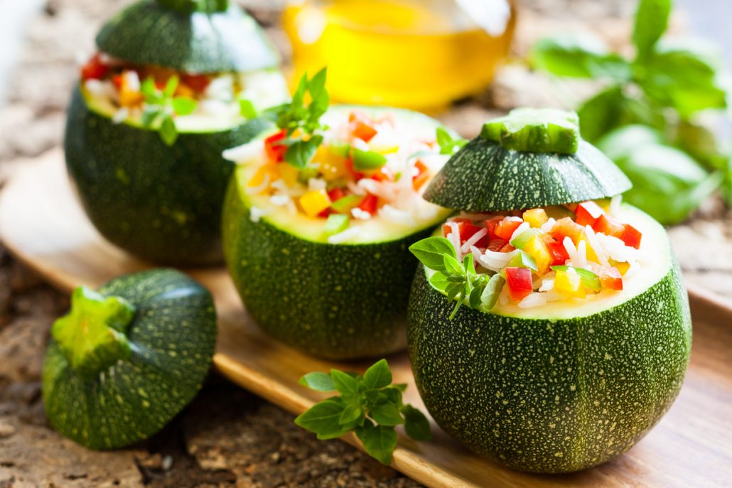 Stuffed Round Zucchini