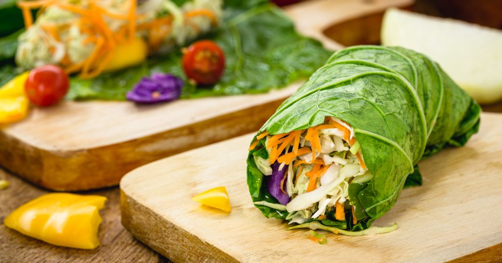 Mediterranean Diet Lettuce Wrap