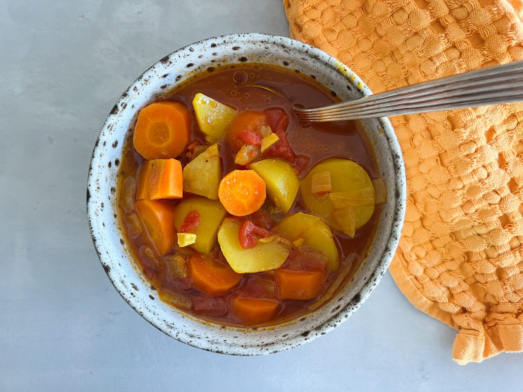 Chunky Carrot Tomato Soup