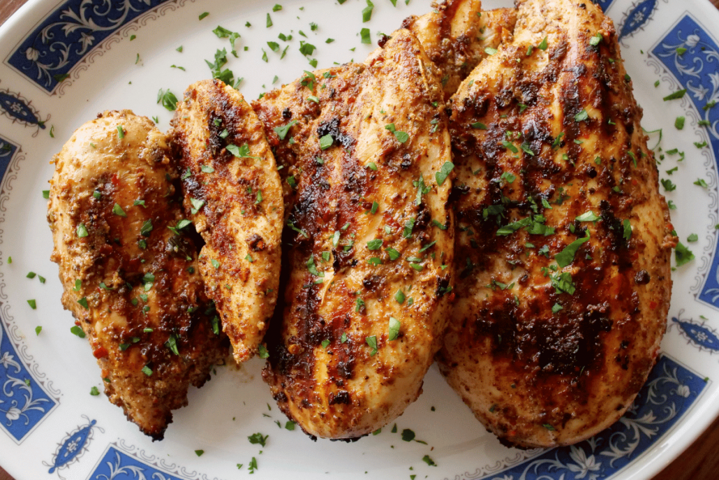 Spicy Grilled Greek Yogurt Chicken