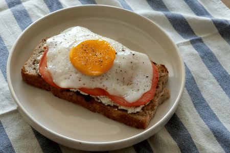 Cycladic Eggs on Toast