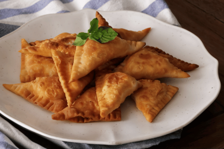 Fried Feta Triangles