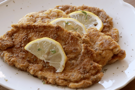 Greek Chicken Schnitzel