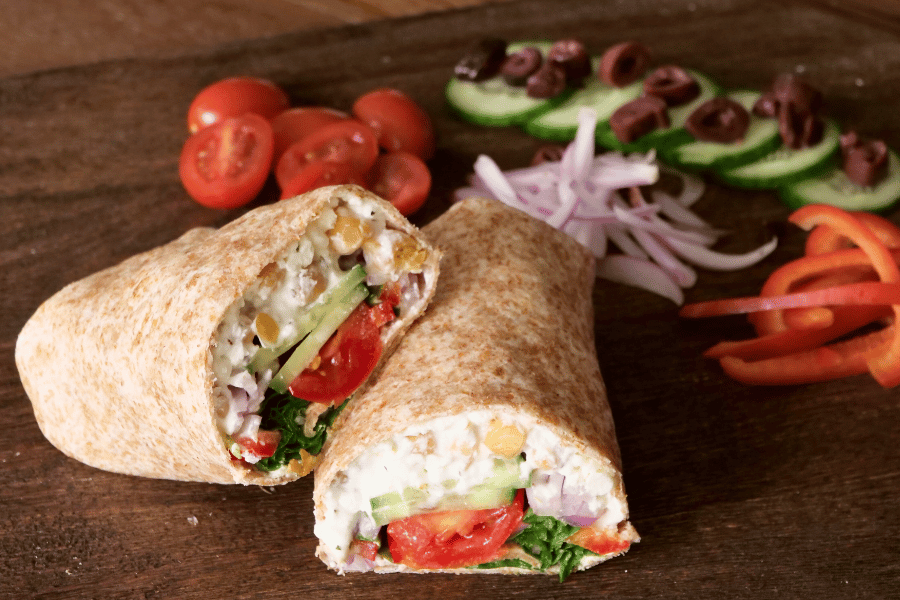Greek Salad Wrap