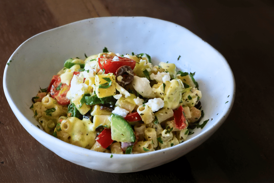 Greek Yogurt Pasta Salad