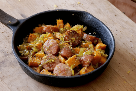 Sweet Potato Saganaki