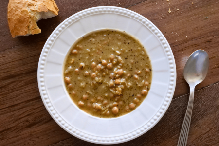 Greek Chickpea Soup