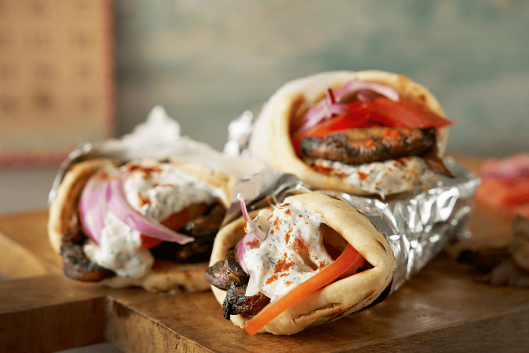 Vegetarian MUSHROOM GYRO