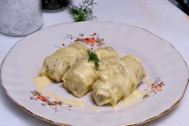 Turkey Stuffed Cabbage Rolls
