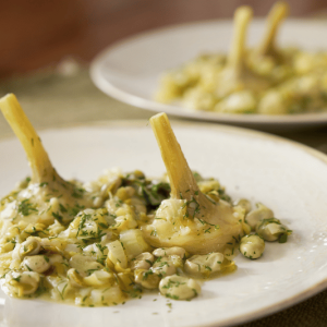 ARTICHOKE AND FAVA BEAN STEW