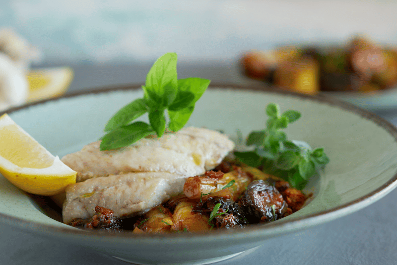 Greek Olive Oil Poached Fish Ep. 512