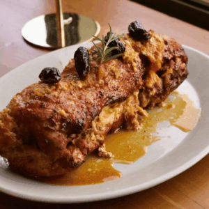 Greek Stuffed Pork Loin