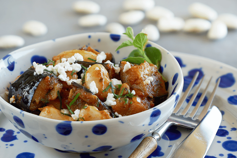 One-Pot Braised Giant Beans